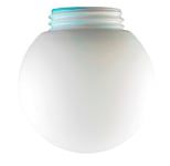 Glaskupol Glob Ø150 mm, H133 mm, gänga 84,5 mm, matt opal