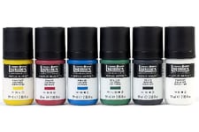 Lqx Acrylic Gouache Set 6X59ml Primaries