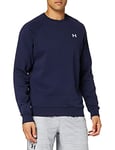 Under Armour Men UA Rival Cotton Crew, Sports Jumper with Loose Fit, Comfortable and Warm Men's Jumper