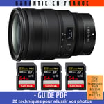 Nikon Z 24-70mm f/2.8 S + 3 SanDisk 64GB UHS-II 300 MB/s + Guide PDF ""20 TECHNIQUES POUR RÉUSSIR VOS PHOTOS