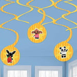 Bing Flop Happy Birthday Hanging Swirl Banner Bunting Party Decoration Partyware