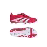 adidas Predator League Fold-over Tongue Fg Pure Victory - Lucid Red/vit/svart Barn - Gräs (Fg), storlek 36