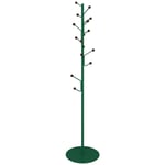 Bill Klädhängare Golv, Fern Green / Valnöt