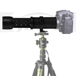 JINTU 420-800mm F8.3 Manual Focus Telephoto Lens SLR Camera Lenses Compatible with Canon EOS-M (EF-M Mount) Mirrorless M50 M100 M200 M1 M2 M3 M5 M6 M10