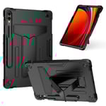 Samsung Galaxy Tab S9 Plus etc. Rugged Skal - Svart