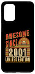 Coque pour Galaxy S20+ Awesome Since 2001 Édition limitée Anniversaire 2001 Vintage