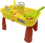 Ram© Beach Table Sand And Water Beach Table With Spade Sand Outdoor Garden Toy