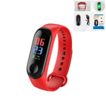 ZHYF Smart Bracelet,Smart Band Fitness Tracker Smart Bracelet Heart Rate Monitor Watches Waterproof Sport,Red1