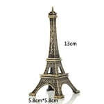 Paris Eiffel Tower Model Bronze Vintage 13cm