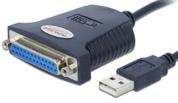 Delock USB-A 1.1 til 25 pin parallel adapter - 80 cm