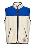Mix Media Clr Block Fleece Vest Tops Vests Multi/patterned Calvin Klein