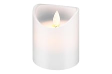 goobay - dekorationslampe - LED - varmt hvidt lys - 2700 K - stearinlys - hvid