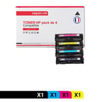 TONERMEDIA - x4 Toners HP CF410X + CF411X + CF413X