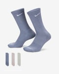 Nike Everyday Plus Cushioned Training Crew Socks (3 Pairs)