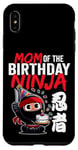 Coque pour iPhone XS Max Maman de l'anniversaire Ninja mignon thème japonais Bday