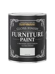 Rust-Oleum Gloss Furniture Paint Library Grey 750Ml