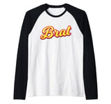 Brat Shirt For BDSM DDLG ABDL Diaper Lover Raglan Baseball Tee