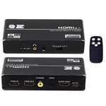 NÖRDIC HDMI 2.1 Extractor 8K 60Hz 4K 120Hz 7.1 HDMI-lyd S/PDIF Koaksial AUX