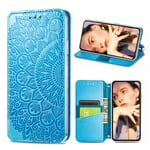 EasyShow Wallet Case Compatible with Samsung Galaxy S20 FE, PU Leather Flip Cover Case for Samsung Galaxy S20 FE-Blue