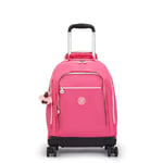 Kipling New Zea, Large Wheeled Backpack (With Laptop Protection), 21 x 35 x 50 cm, Happy Pink C (Pink)
