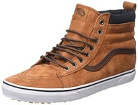 Vans Sk8-hi Unisex Adults Hi-Top Sneakers, Brown (MTE Ginger/Plaid), 2.5 UK (34.5 EU)