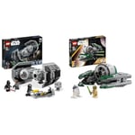LEGO 75347 Star Wars Le Bombardier TIE, Kit de Maquette à Construire & 75360 Star Wars Le Chasseur Jedi de Yoda, Jouet de Construction, The Clone Wars Set de Véhicules