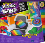 Kinetic Sand, Sandisfactory Set with 2lbs of Colored and Black Kinetic Sand, In