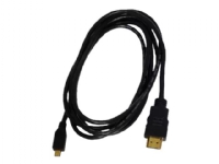 ART AL-OEM-38 - HDMI-kabel med Ethernet - mikro HDMI han til HDMI han - 1.8 m
