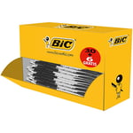 Bic Pack éco de 30+6 stylo bille ATLANTIS noir - pointe moyenne rechargeable indéformable