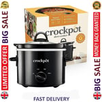Crockpot Slow Cooker | Removable Easy-Clean Ceramic Bowl | 1.8 L Small Slow Cook