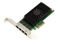 KALEA-INFORMATIQUE Carte PCIe 2.5 x4 LAN Gigabit ethernet 4 Ports RJ45. Quad Chipset Intel I225 - NIC 10 100 1000 2500 1G 2.5G - High Low Profile