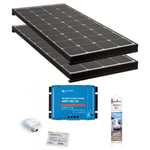 Pack ANTARION BLACK BOOSTER 2x Panneaux Solaires 120W + Régulateur solaire VICTRON 30A