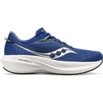 Saucony Mens Triumph 21 Running Shoes Trainers Jogging Training Workout - Blue