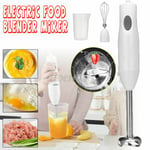 Electric Stainless Steel Portable Stick Hand Blender Mixer Food Processor Home