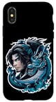 Coque pour iPhone X/XS Tatouage inspiré du dragon samouraï Serpentine Honor