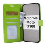 Crazy Horse Wallet Motorola Moto G100 (Grön)