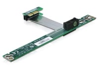 PCI Express Riser Card DeLOCK, x1 till x1, med 7 cm flexibel kabel