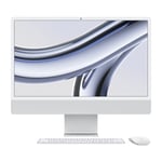 Apple iMac 24" (2023) 256 GB MQRJ3DK, sølv