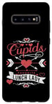 Galaxy S10+ Romantic Lunch Lady Cupid's Favorite Valentines Day Quotes Case