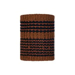 Buff Knitted & Polar Neckwarmer, Kostik, Brown, One Size