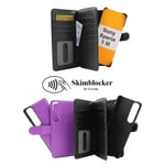 Skimblocker XL Magnet Fodral Sony Xperia 1 III (XQ-BC52) Lila