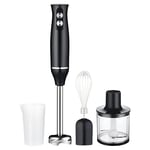 500W 4 in 1 Electric Stick Hand Blender Food Processor 2 Mix Speed Egg Whisk Mix