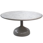Glaze matbord Taupe/keramik Ø147 cm