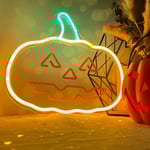Forever Light Neon LED PLEXI Happy Pumpkin FPNE10 - Orange/Grön