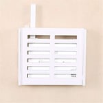 Hoomall WiFi Router Storage Boxes Cable Power Plug Wire Wall Mounted Floating Shelf Storage Rack 1pcs