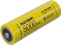 Nitecore NC-21700/50HPI, Laddningsbart batteri, Litium-Ion (Li-Ion), 3,6 V, 1 styck, 5000 mAh, Overvoltage, Överladdning, Kortslutning