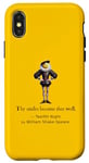 iPhone X/XS Malvolio Twelfth Night Yellow Stockings Smiles Funny Case