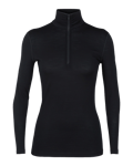 200 Oasis L/S Half Zip W Black (XS)