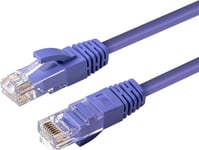 Microconnect Cat6a Utp 30M Purple Lszh