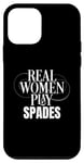 Coque pour iPhone 12 mini Funny Spades Player Real Women Play Spades